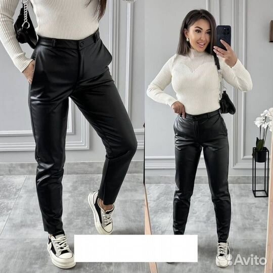 Штаны эко-кожа