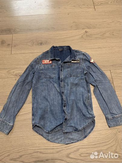 Рубашка джинсовая на мальчика