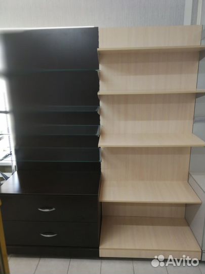 Стеллажи универсальные с задней стенкой лдсп