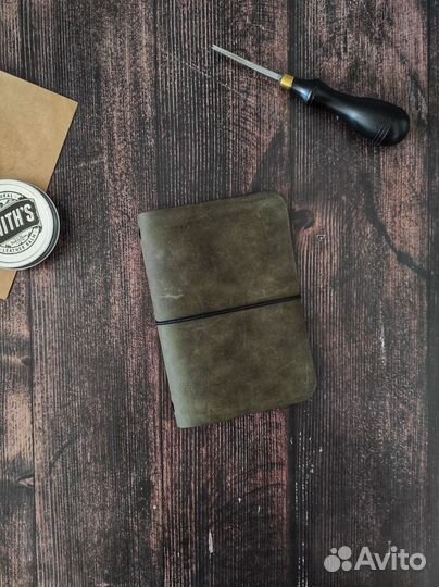 Блокнот Мидори кожа