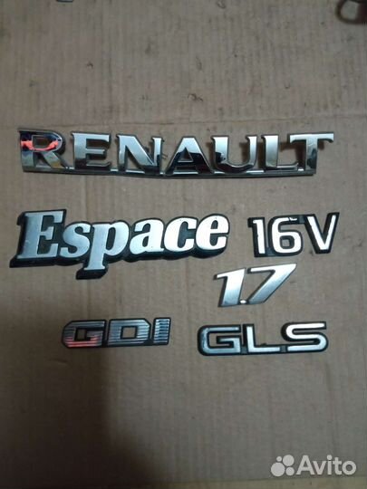 Renault Espace логотипы буквы