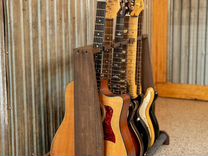 Деревянная гитарная стойка для нескольких гитар