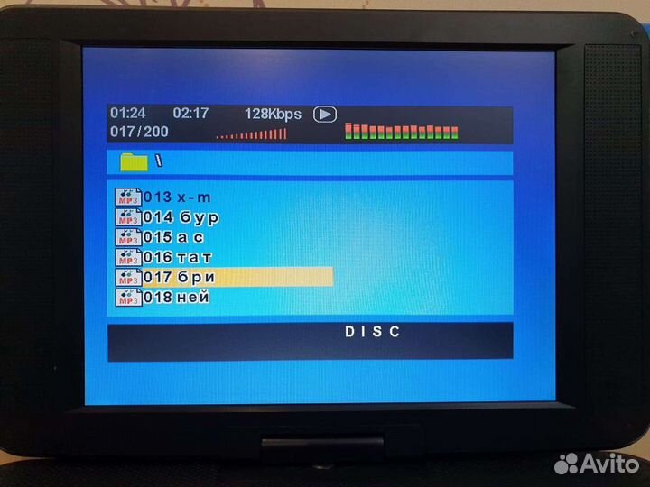 Портативный dvd плеер с тв Rolsen