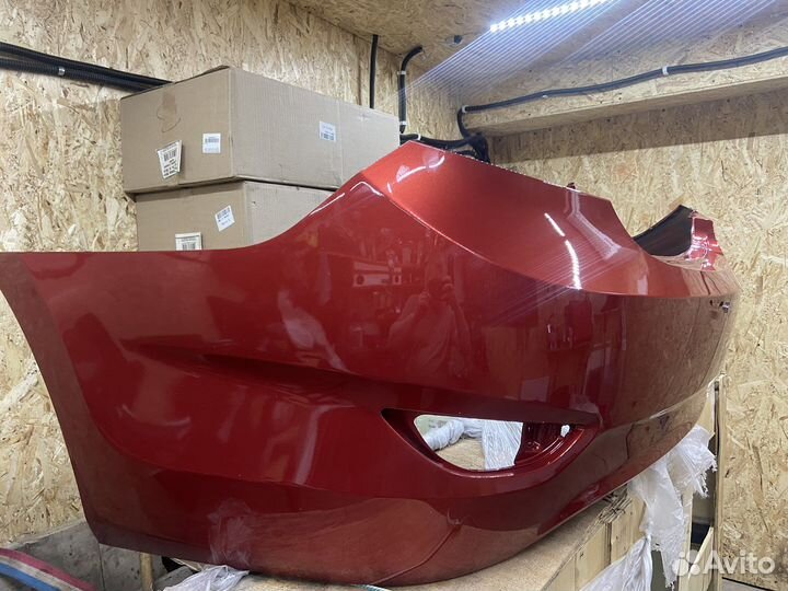 Задний бампер hyundai solaris