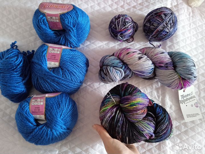 Недовязы и Пряжа твид, alize Nako Malabrigo