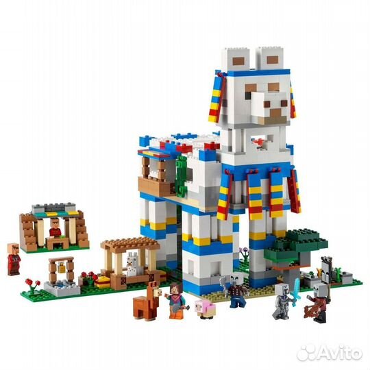 Конструктор lego Minecraft The Llama Village 21188