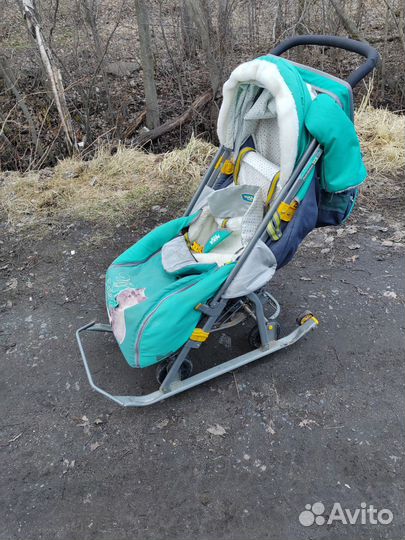 Сани коляска детские