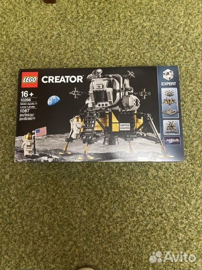 Lego creator expert 10266 nasa apollo 1087 pcs