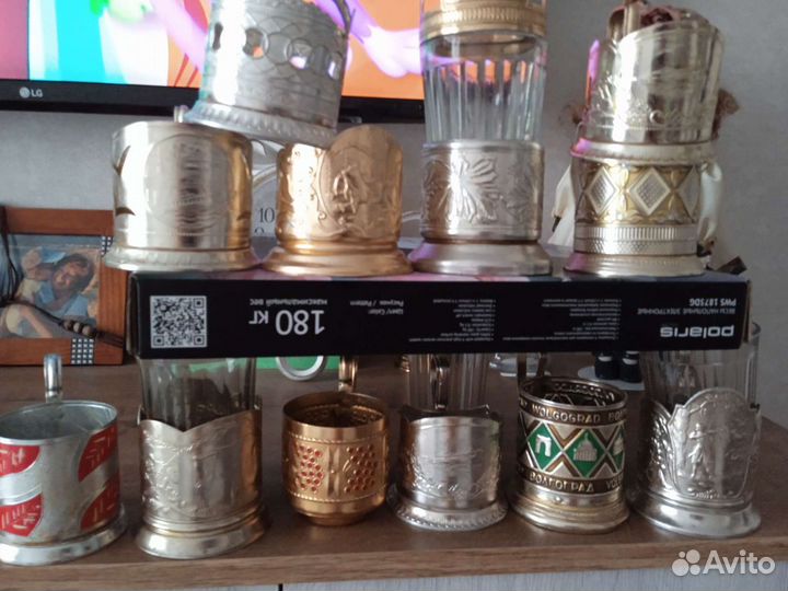 Подстаканники алюминиевые,в нормальном состоянии