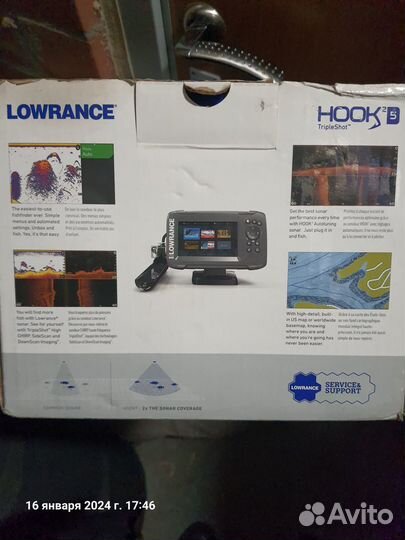 Продам эхолот Lowrance hook2-5 tripleshot