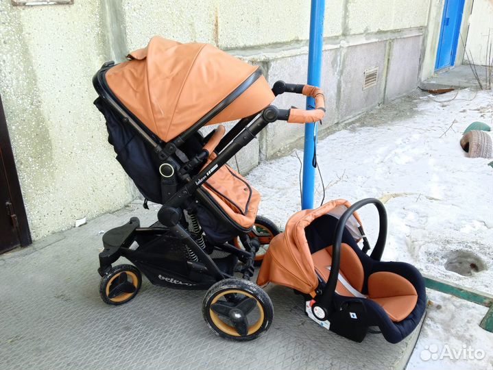 Коляска 2 в 1 с автолюлькой