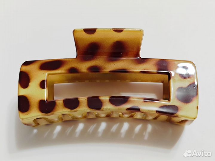 Заколка краб для волос Тигровый