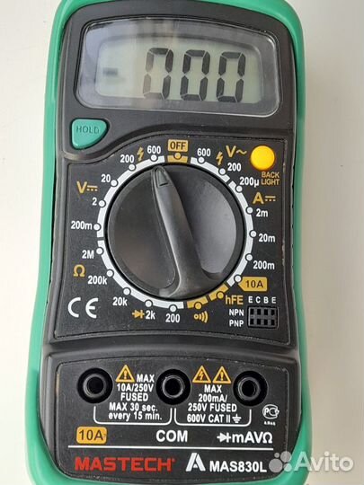 Тестер мультиметр
