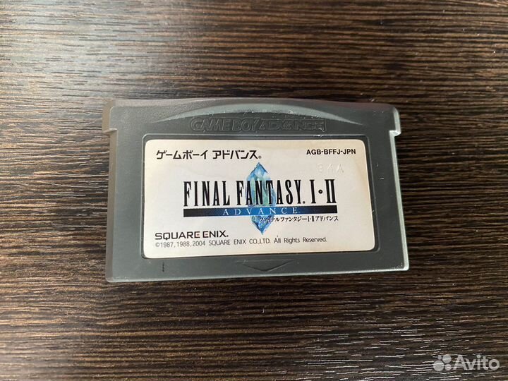 Final Fantasy 1 & 2 GBA JP