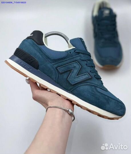 Кроссовки New Balance 574 Blue (Арт.37955)