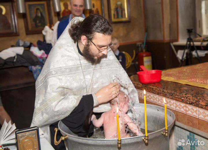 Фотограф на крестины младенца