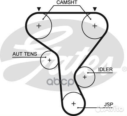 Ремень грм 5573XS Gates