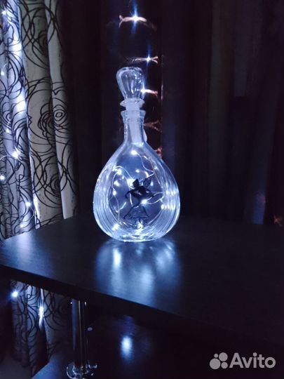 Сувенир бутылка светильник ночник декор подарок