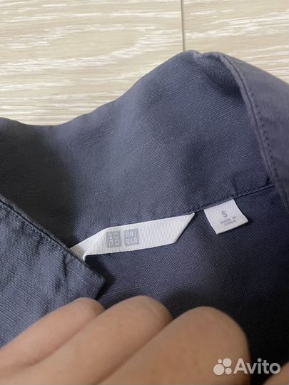 Uniqlo рубашка лен