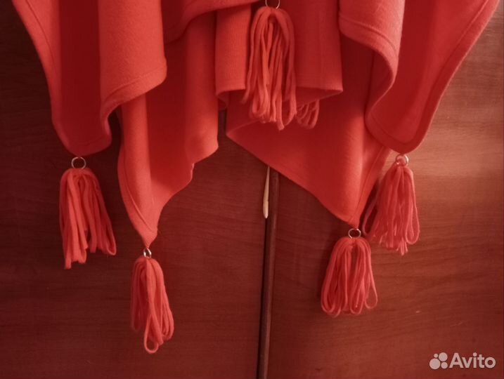 Палантин-пончо. Австрия. Шарф с норкой. СССР