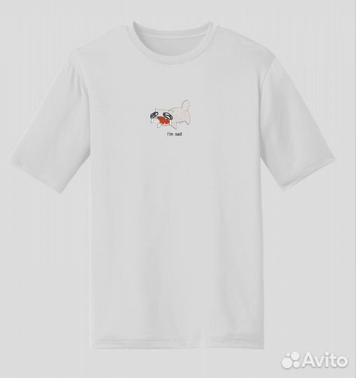 Футболка с вышивкой