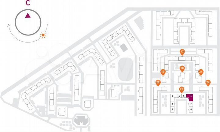 3-к. квартира, 64,4 м², 11/17 эт.