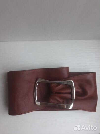 Пояс ремень кожаный
