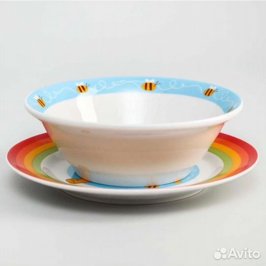 Набор детской посуды фарфор Винни пух