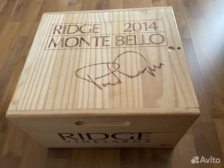 Коллекционный винный ящик Rigde Monte Bello