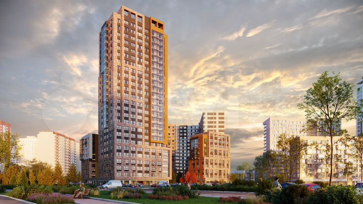 1-к. квартира, 35,7 м², 2/17 эт.