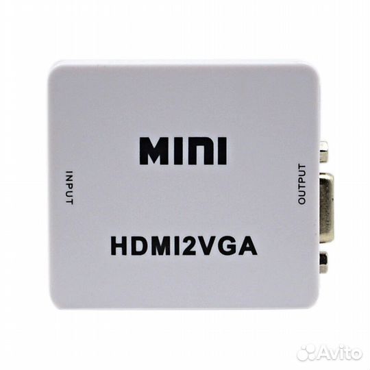 Конвертер hdmi-VGA+аудио 