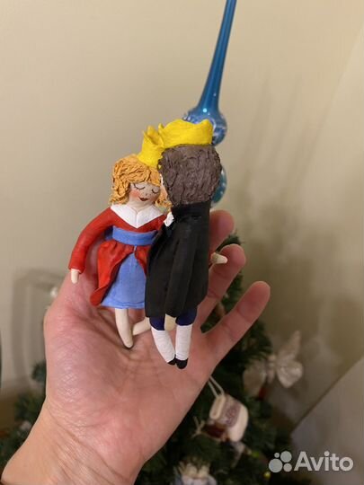 Ватные елочные игрушки