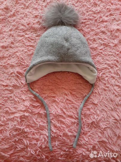 Шапка детская для девочки зимняя