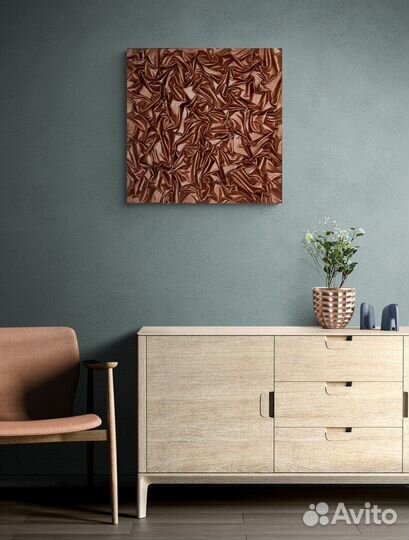 Интерьерная картина маслом абстракция