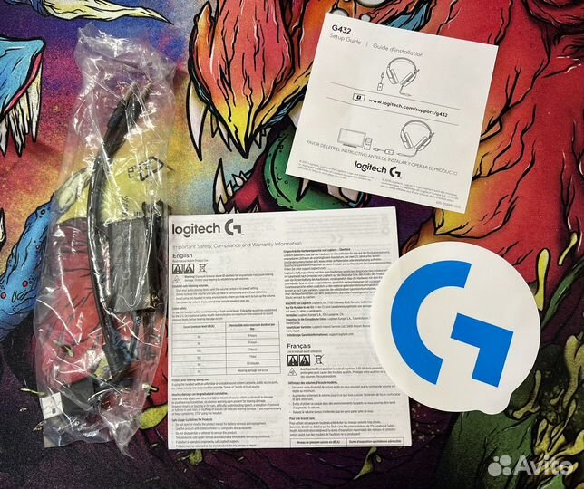 Наушники Logitech g432