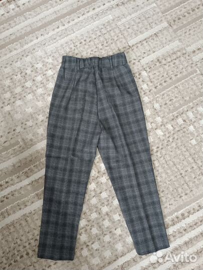 Брюк клетчатые женские длина 7/8