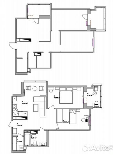 Дизайнер интерьера квартиры, планировчное решение