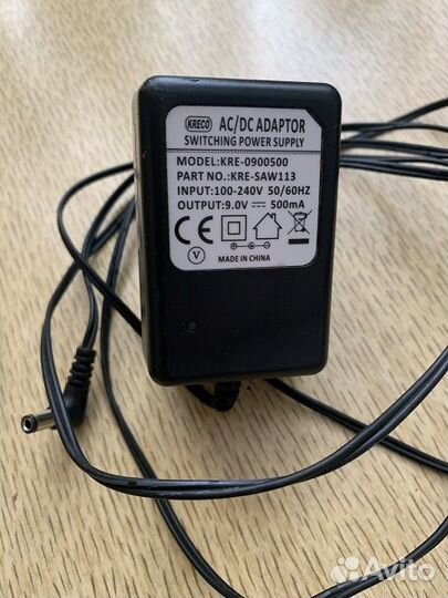 Блок питания 220/12V-1А, 220/9V-0,5А