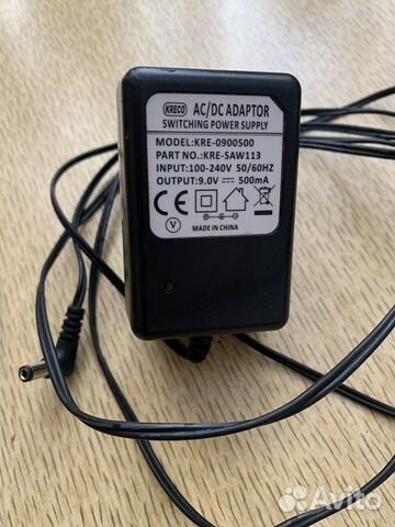 Блок питания 220/12V-1А, 220/9V-0,5А