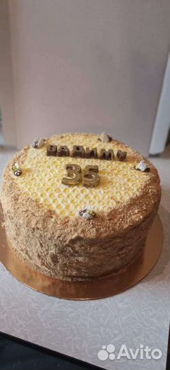 Домашний торт наполеон, медовик