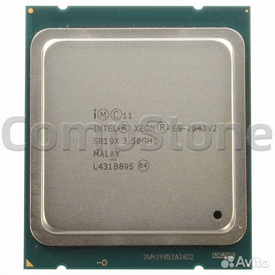 Intel Xeon E5-2643V2 3.5GHz SR19X