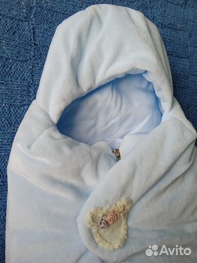 Конверт на выписку для мальчика весна/осень