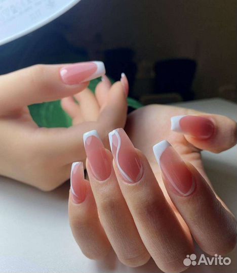 Маникюр с покрытием. Наращивание