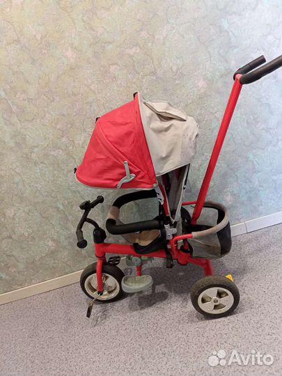 Трехколесный велосипед коляска