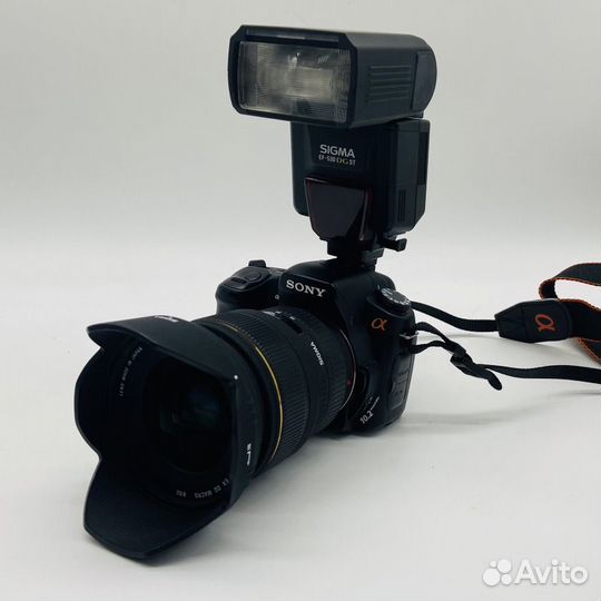 Фотоаппарат Sony Alpha dslr-A200 с объективом Sigm