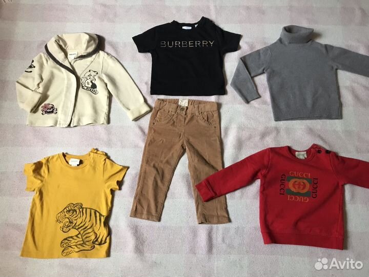 Gucci Dolce Burberry Givenchy р.3/6/9/12/18/24м