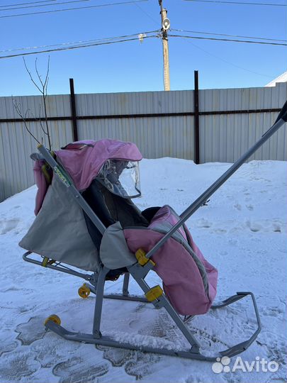 Детские санки коляска бу