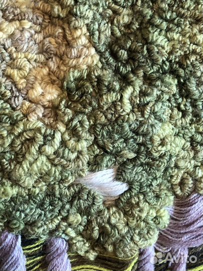 Коврик домотканный ручная вышивка