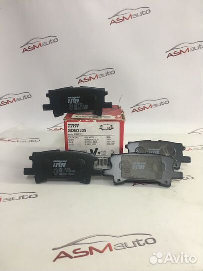 Колодки передние и задние Lexus RX Toyota Harrier