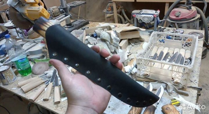 Нож кованый из х12мф